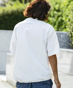 【7月上旬お届け予約商品】【MENS】DRY DRAW CORD SHORT SLEEVE T-SHIRTS ドライドローコードショートスリーブTシャツ / 吸水速乾 / UPF50＋/ +phenix(プラスフェニックス)