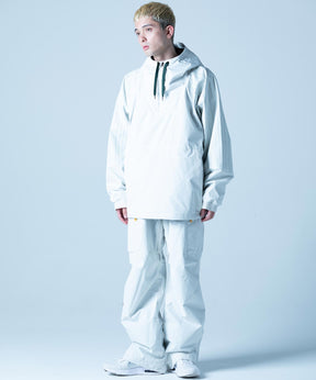 【MENS】プルオーバーアノラックジャケット VINTAGE ANORACK PULLOVER JACKET スノーボード・スキーウェア タウンウェア ホワイト