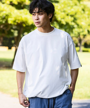 【MENS】DRY DRAW CORD SHORT SLEEVE T-SHIRTS ドライドローコードショートスリーブTシャツ / 吸水速乾 / UPF50＋/ +phenix(プラスフェニックス)