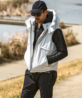 【MENS】GTX DOWN VEST ダウンベスト / WINDSTOPPER(R) プロダクト by GORE-TEX LABS /ウィンドストッパー/ゴアテックス/1PIU1UGUALE3 RELAX × +phenix(ウノピゥウノウグァーレトレ リラックス)