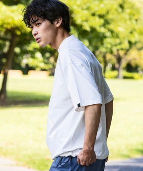 【MENS】DRY DRAW CORD SHORT SLEEVE T-SHIRTS ドライドローコードショートスリーブTシャツ / 吸水速乾 / UPF50＋/ +phenix(プラスフェニックス)