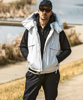 【MENS】GTX DOWN VEST ダウンベスト / WINDSTOPPER(R) プロダクト by GORE-TEX LABS /ウィンドストッパー/ゴアテックス/1PIU1UGUALE3 RELAX × +phenix(ウノピゥウノウグァーレトレ リラックス)