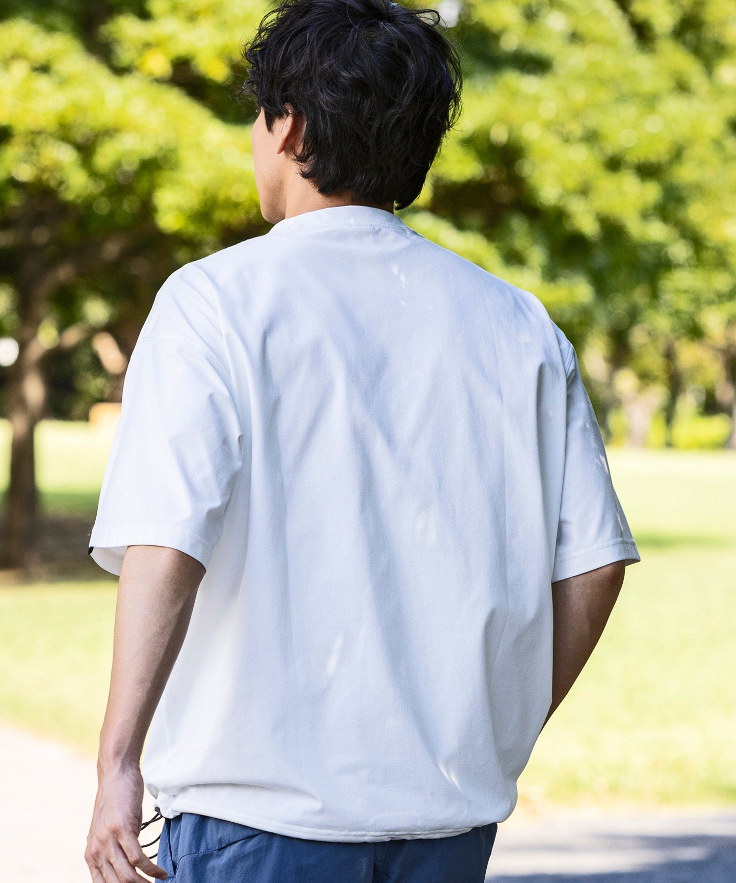 【MENS】DRY DRAW CORD SHORT SLEEVE T-SHIRTS ドライドローコードショートスリーブTシャツ / 吸水速乾 / UPF50＋/ +phenix(プラスフェニックス)