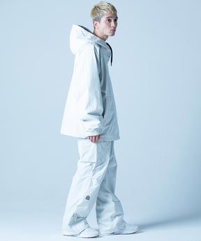【MENS】プルオーバーアノラックジャケット VINTAGE ANORACK PULLOVER JACKET スノーボード・スキーウェア タウンウェア ホワイト