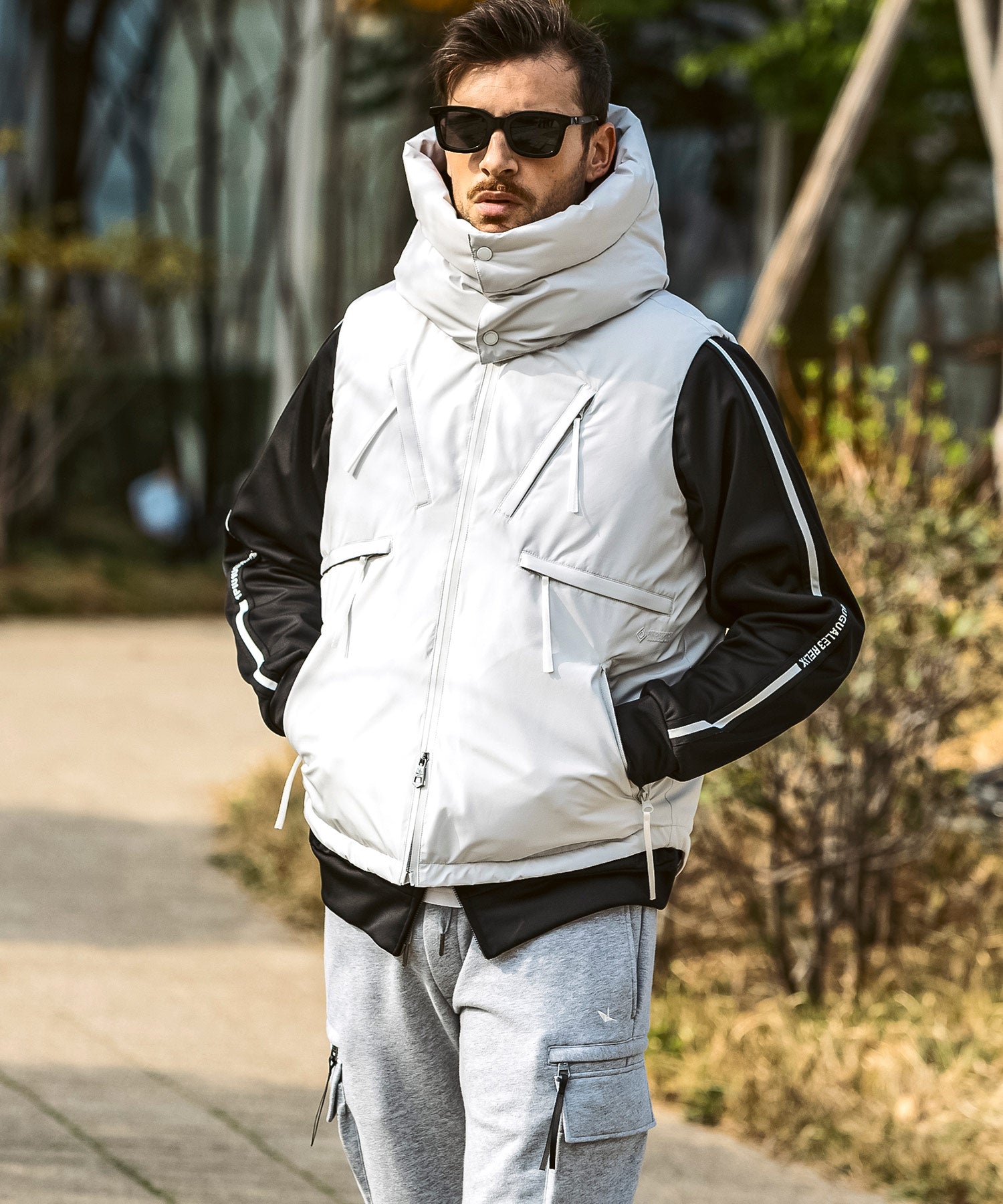 【MENS】GTX DOWN VEST ダウンベスト / WINDSTOPPER(R) プロダクト by GORE-TEX LABS /ウィンドストッパー/ゴアテックス/1PIU1UGUALE3 RELAX × +phenix(ウノピゥウノウグァーレトレ リラックス)