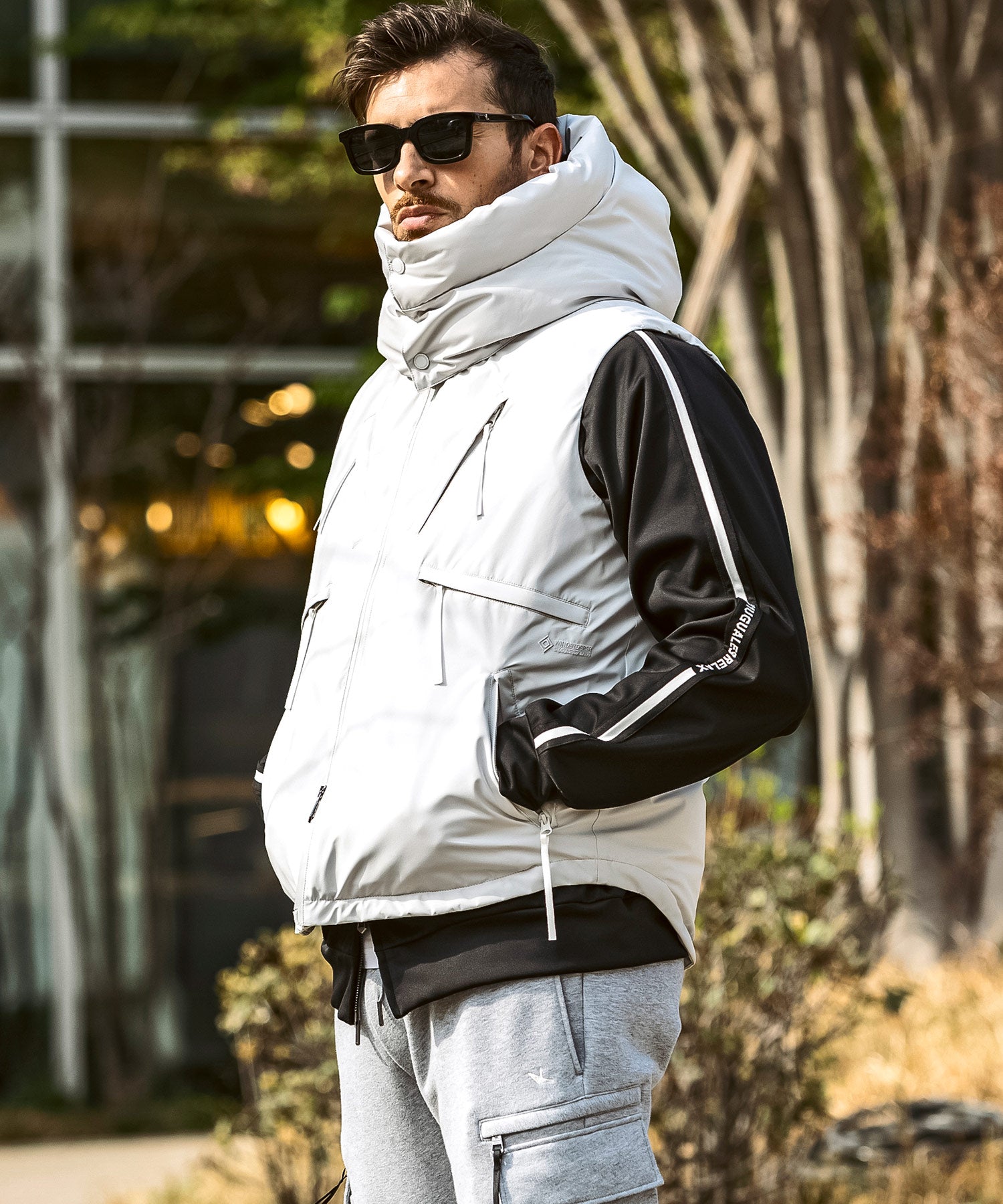 【MENS】GTX DOWN VEST ダウンベスト / WINDSTOPPER(R) プロダクト by GORE-TEX LABS /ウィンドストッパー/ゴアテックス/1PIU1UGUALE3 RELAX × +phenix(ウノピゥウノウグァーレトレ リラックス)