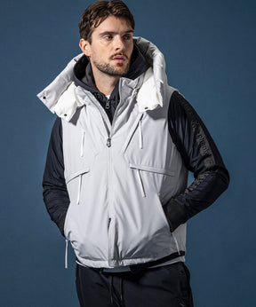 【MENS】GTX DOWN VEST ダウンベスト / WINDSTOPPER(R) プロダクト by GORE-TEX LABS /ウィンドストッパー/ゴアテックス/1PIU1UGUALE3 RELAX × +phenix(ウノピゥウノウグァーレトレ リラックス)