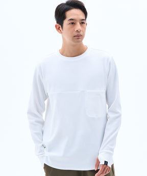 DRY WAFFLE CREW NECK / ドライワッフルクルーネック