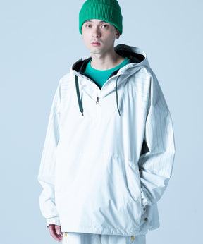 【MENS】プルオーバーアノラックジャケット VINTAGE ANORACK PULLOVER JACKET スノーボード・スキーウェア タウンウェア ホワイト