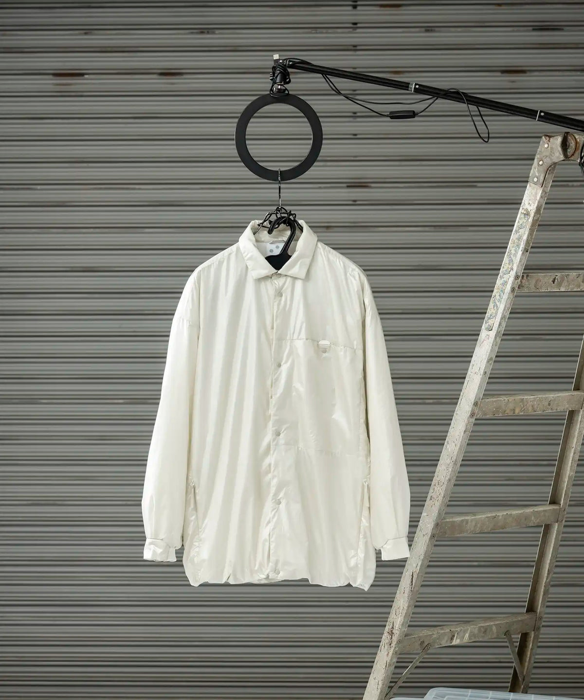 【MENS】ロングスリーブシャツ 中綿入りシャツ Insulated air shirts / Brilliance shade down proof / アルクフェニックス