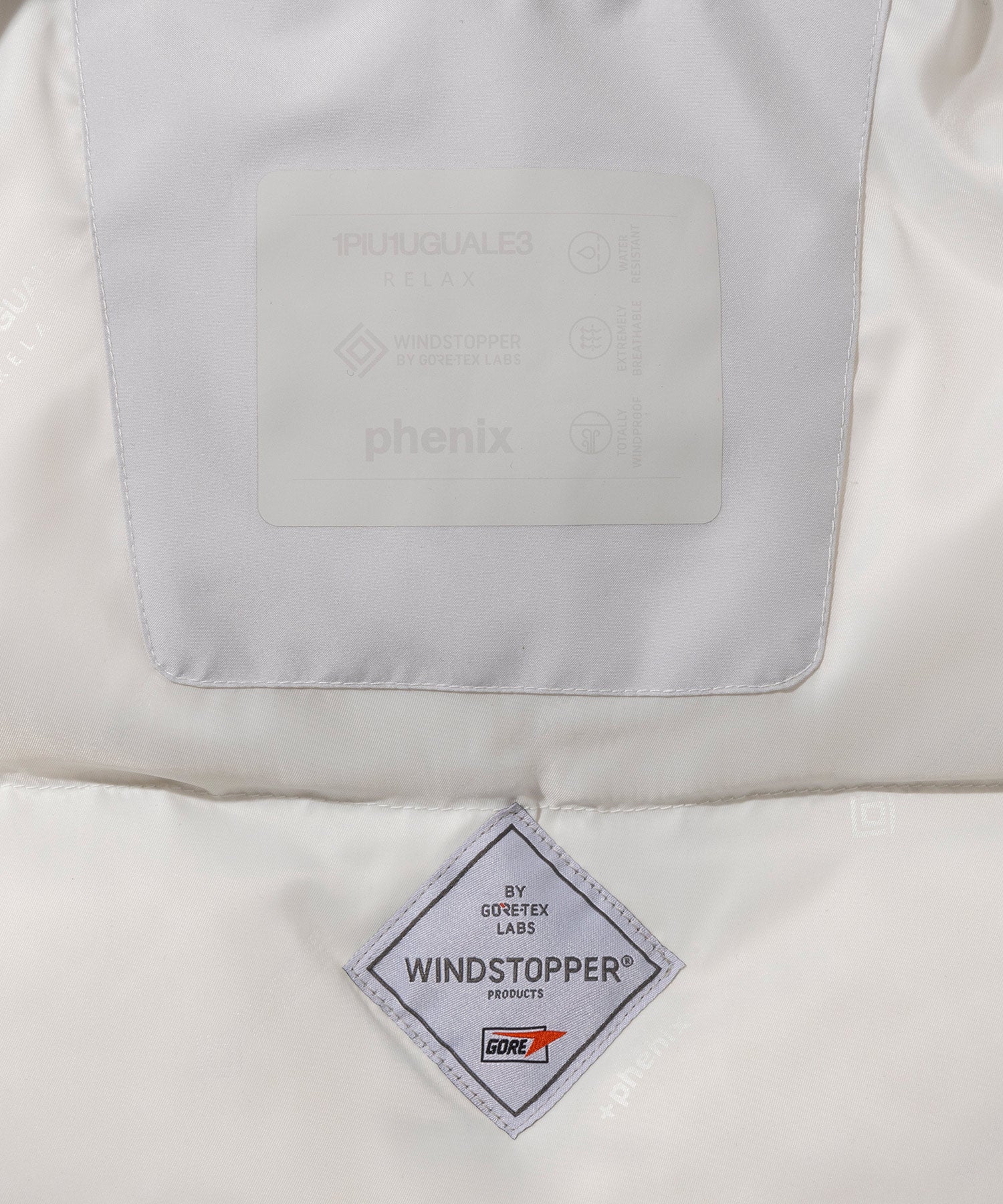 【MENS】GTX DOWN VEST ダウンベスト / WINDSTOPPER(R) プロダクト by GORE-TEX LABS /ウィンドストッパー/ゴアテックス/1PIU1UGUALE3 RELAX × +phenix(ウノピゥウノウグァーレトレ リラックス)