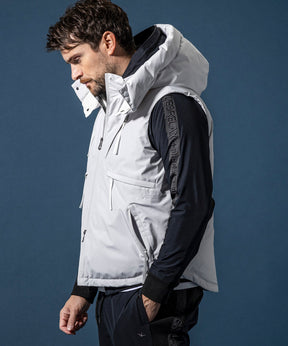 【MENS】GTX DOWN VEST ダウンベスト / WINDSTOPPER(R) プロダクト by GORE-TEX LABS /ウィンドストッパー/ゴアテックス/1PIU1UGUALE3 RELAX × +phenix(ウノピゥウノウグァーレトレ リラックス)
