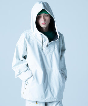 【MENS】プルオーバーアノラックジャケット VINTAGE ANORACK PULLOVER JACKET スノーボード・スキーウェア タウンウェア ホワイト