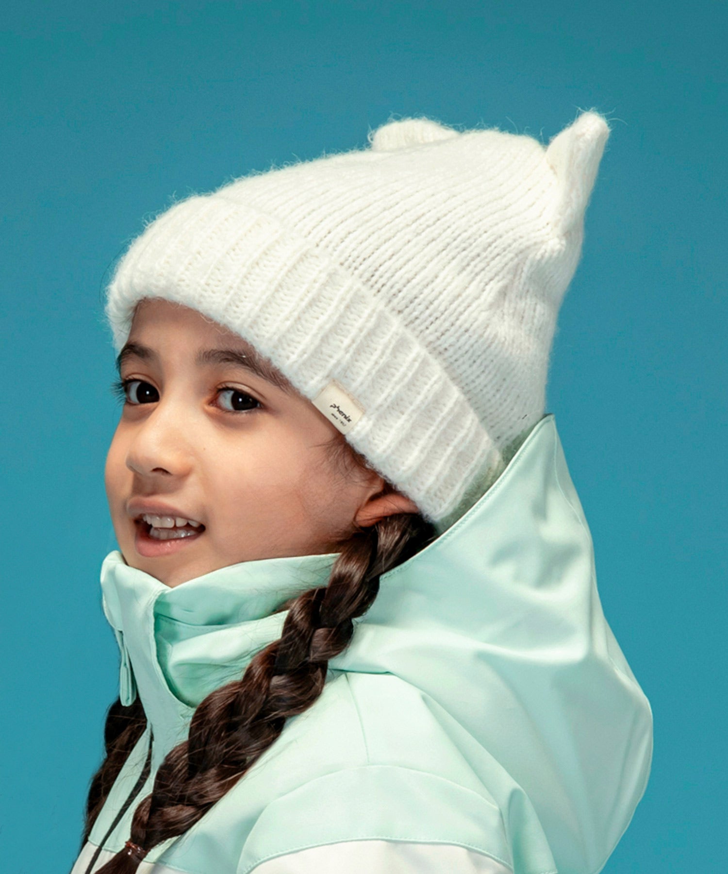 【KIDS/JUNIOR】Kitty Knit Hat キティーニットハット / JUNIOR ACC / 子供用 ニットキャップ / phenixスキーウェア 24AW