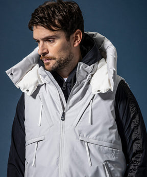 【MENS】GTX DOWN VEST ダウンベスト / WINDSTOPPER(R) プロダクト by GORE-TEX LABS /ウィンドストッパー/ゴアテックス/1PIU1UGUALE3 RELAX × +phenix(ウノピゥウノウグァーレトレ リラックス)