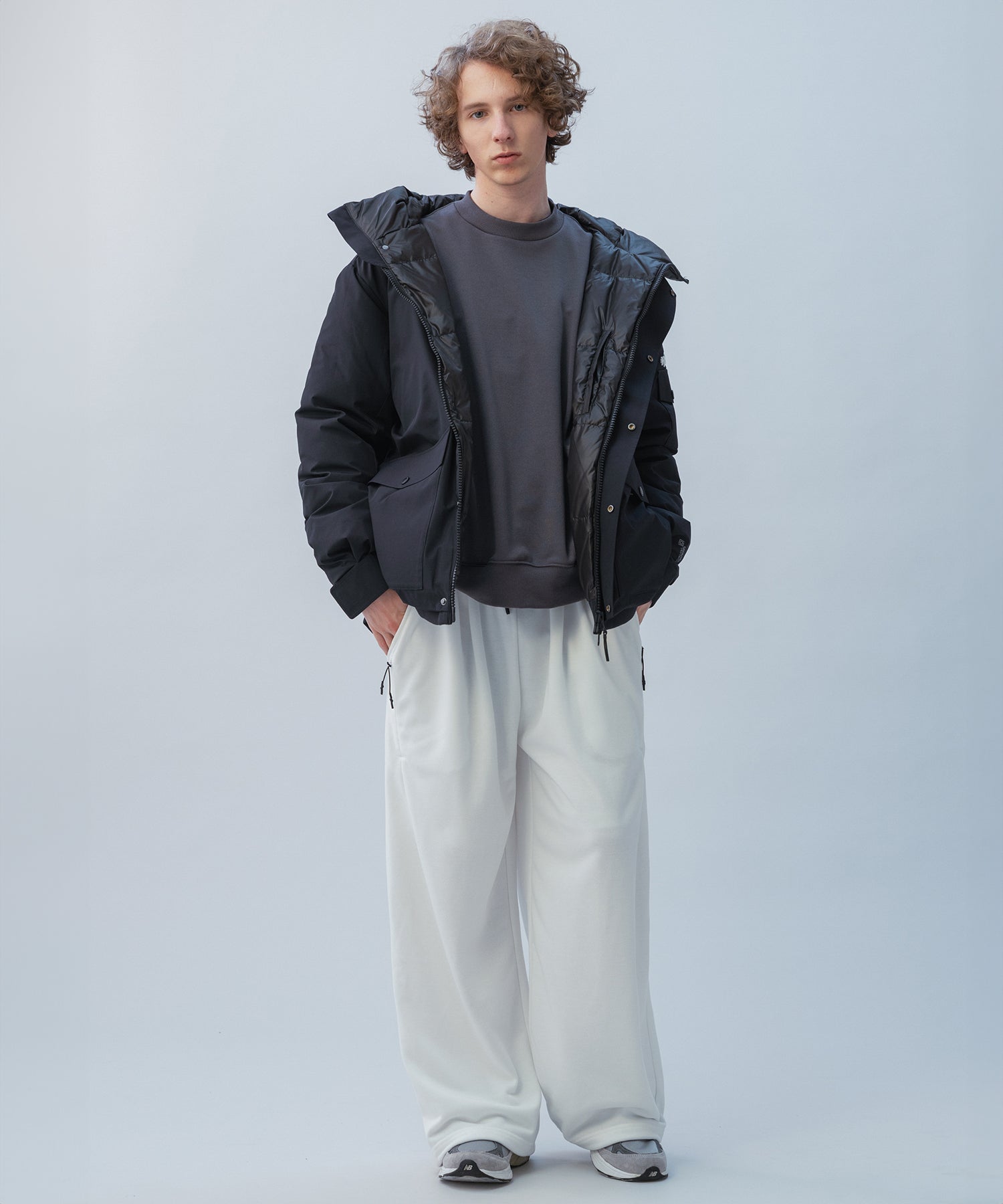 TECH SWEAT WIDE PANTS / テック スウェット ワイドパンツ