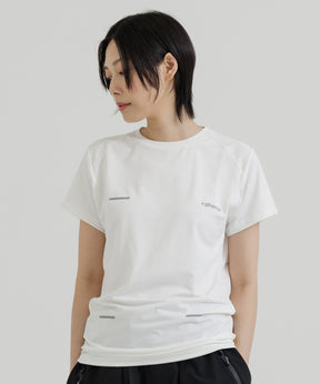 [WOMENS] Quick-Drying Mesh Parts T-Shirt, Techwear, Urban Outdoor, High-Performance Wear, +phenix 