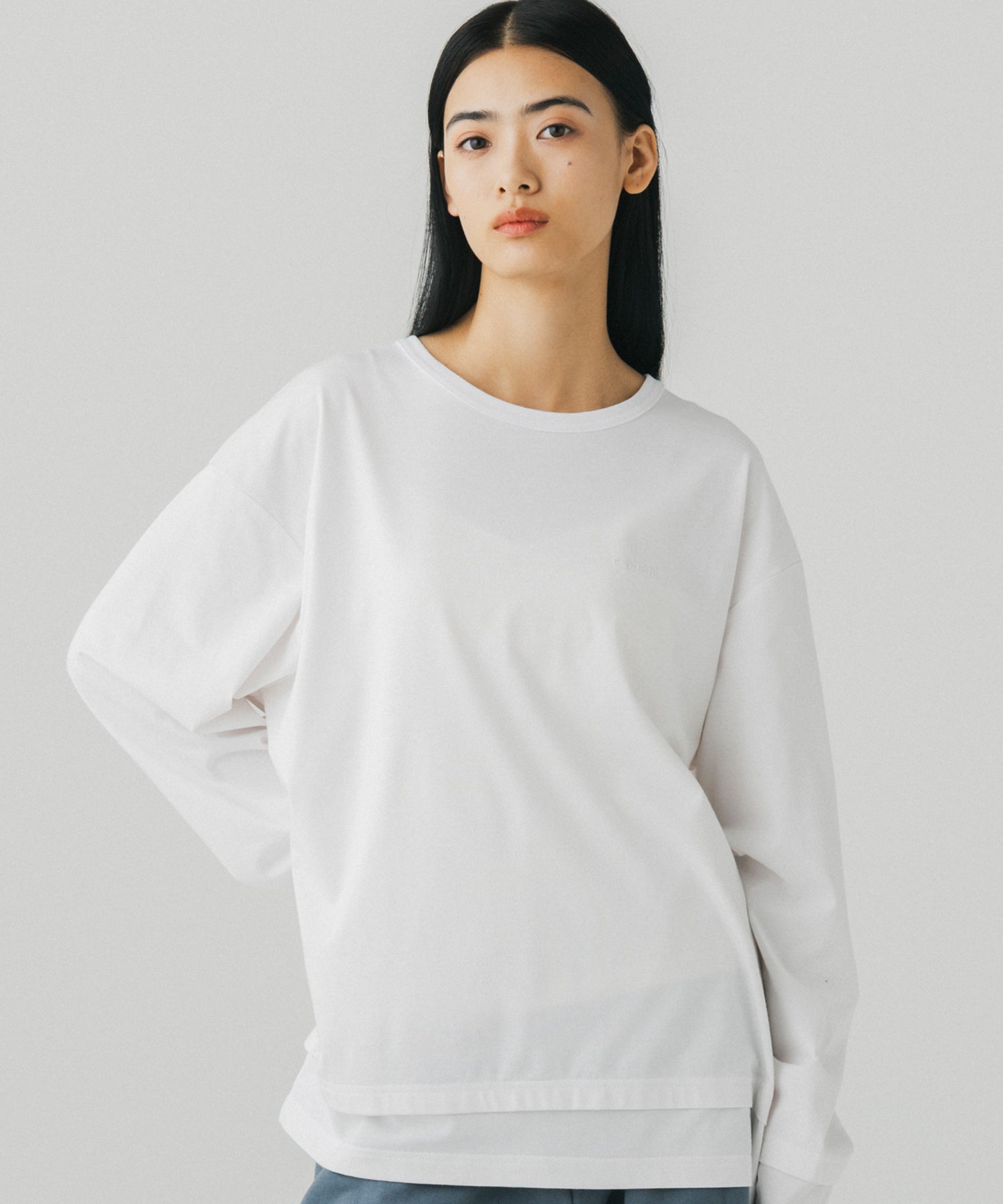 LAYERED LONG SLEEVE TEE /  レイヤード ロングスリーブTシャツ