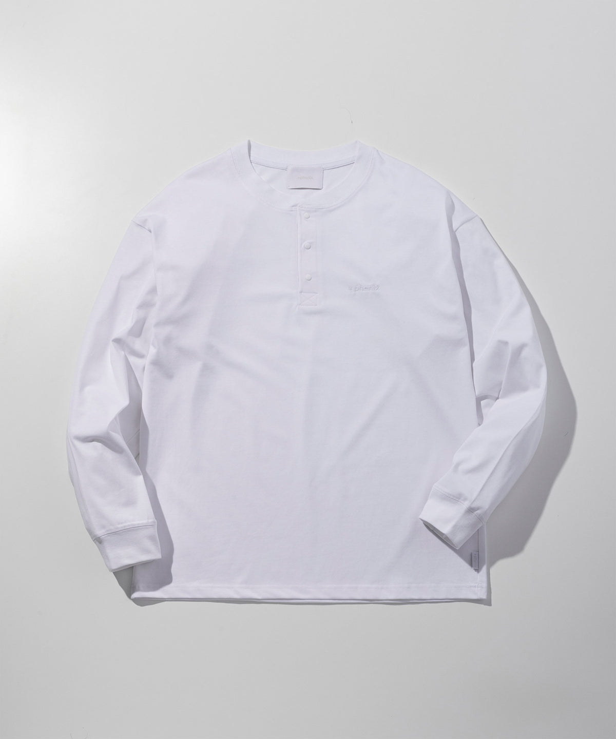 HENLEY NECK SNAP LONG SLEEVE TEE / ヘンリーネック スナップボタン ロングスリーブTシャツ