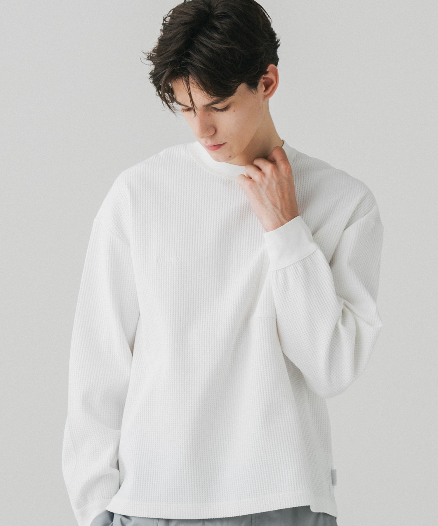 WAFFLE POCKET LONG SLEEVE TEE / ワッフルポケット ロングスリーブTシャツ