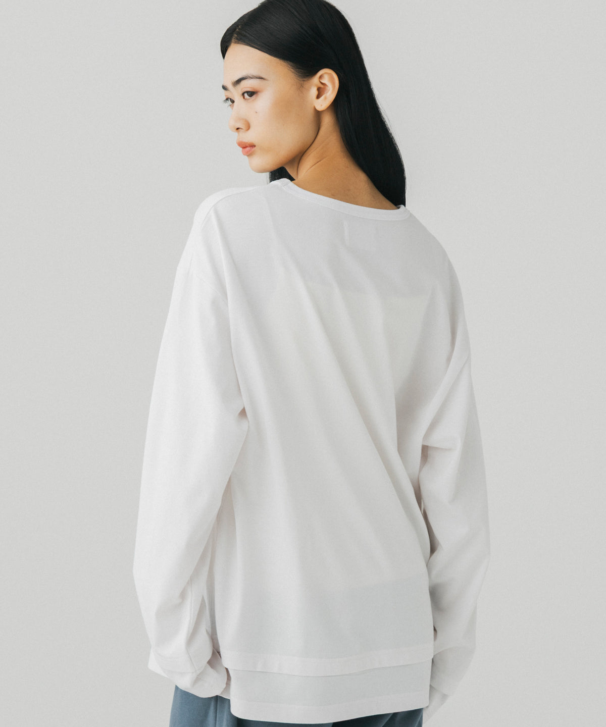 LAYERED LONG SLEEVE TEE /  レイヤード ロングスリーブTシャツ