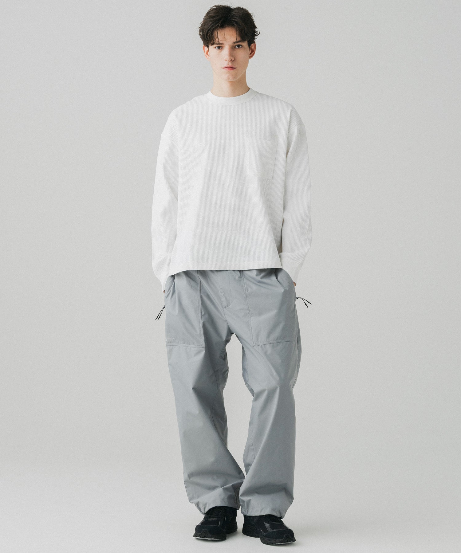WAFFLE POCKET LONG SLEEVE TEE / ワッフルポケット ロングスリーブTシャツ