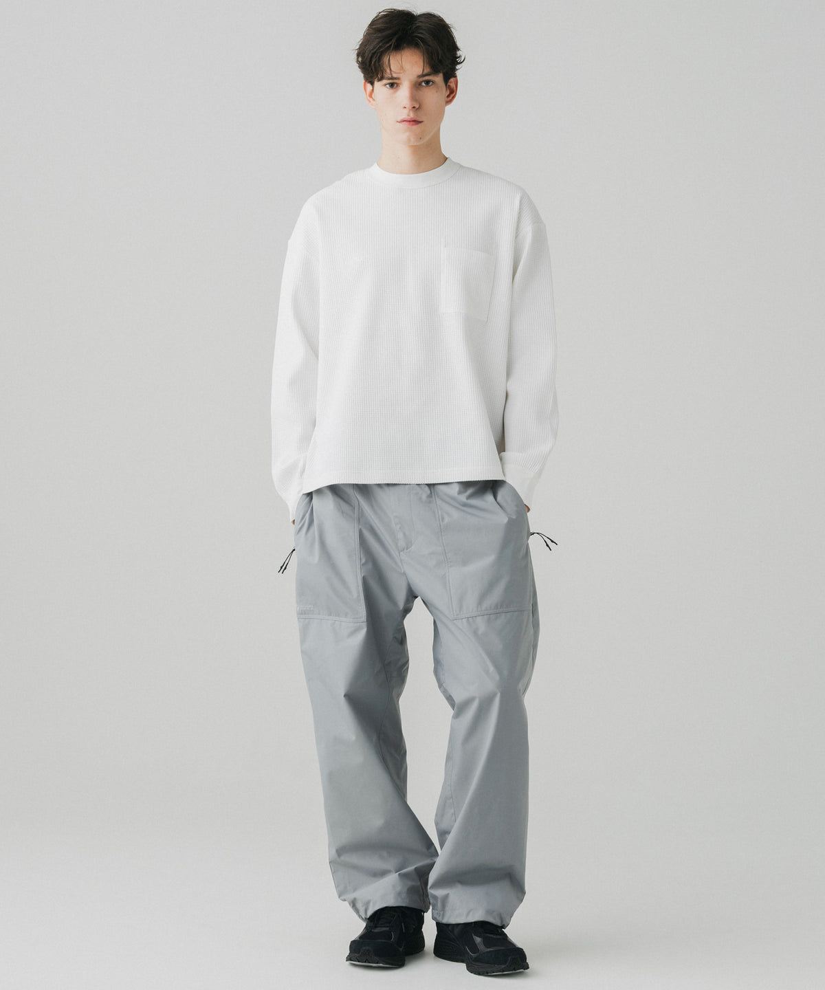 WAFFLE POCKET LONG SLEEVE TEE / ワッフルポケット ロングスリーブTシャツ