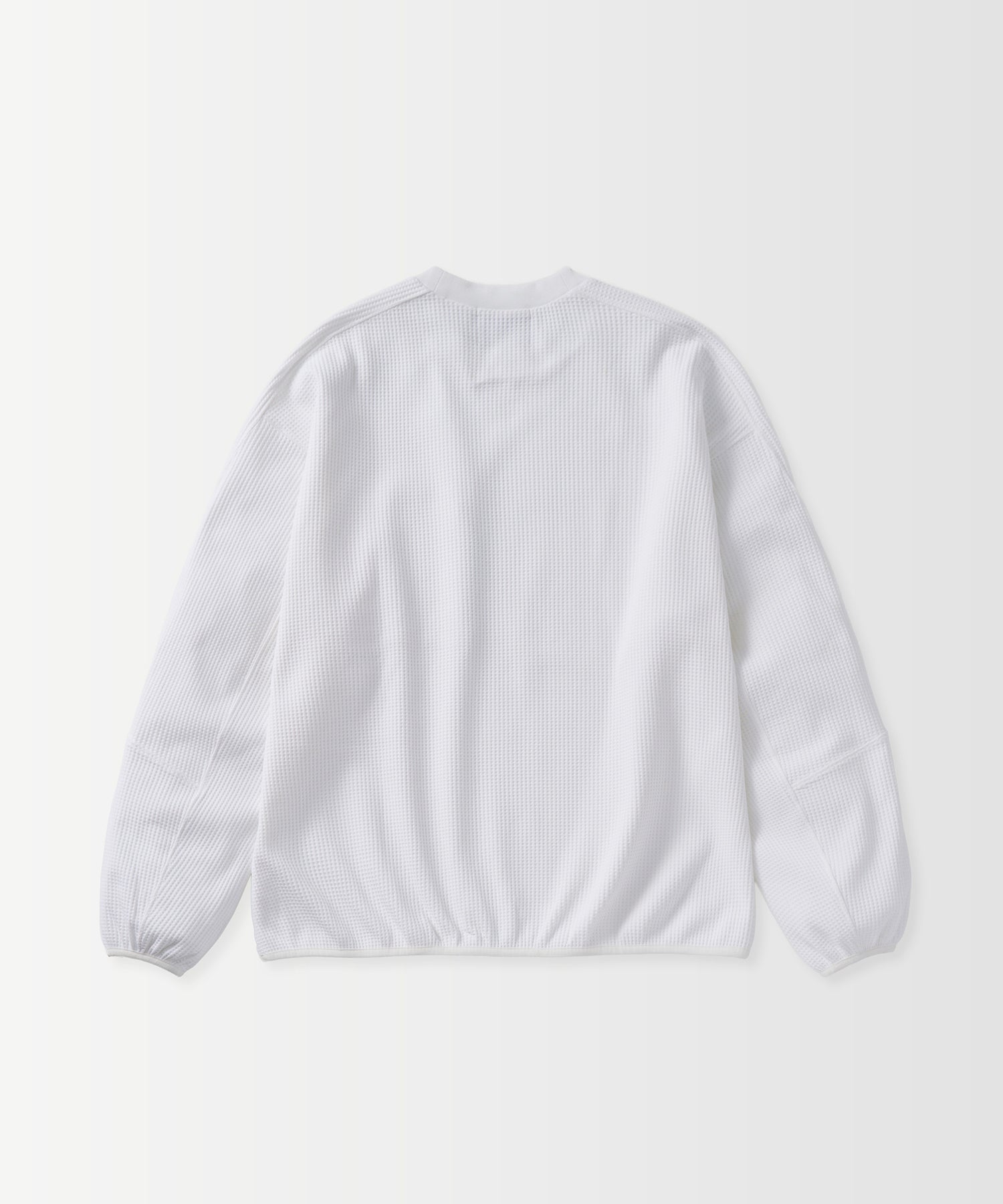 WAFFLE SCULPTED LONG SLEEVE TEE / ワッフルスカルプテッド ロングスリーブTシャツ
