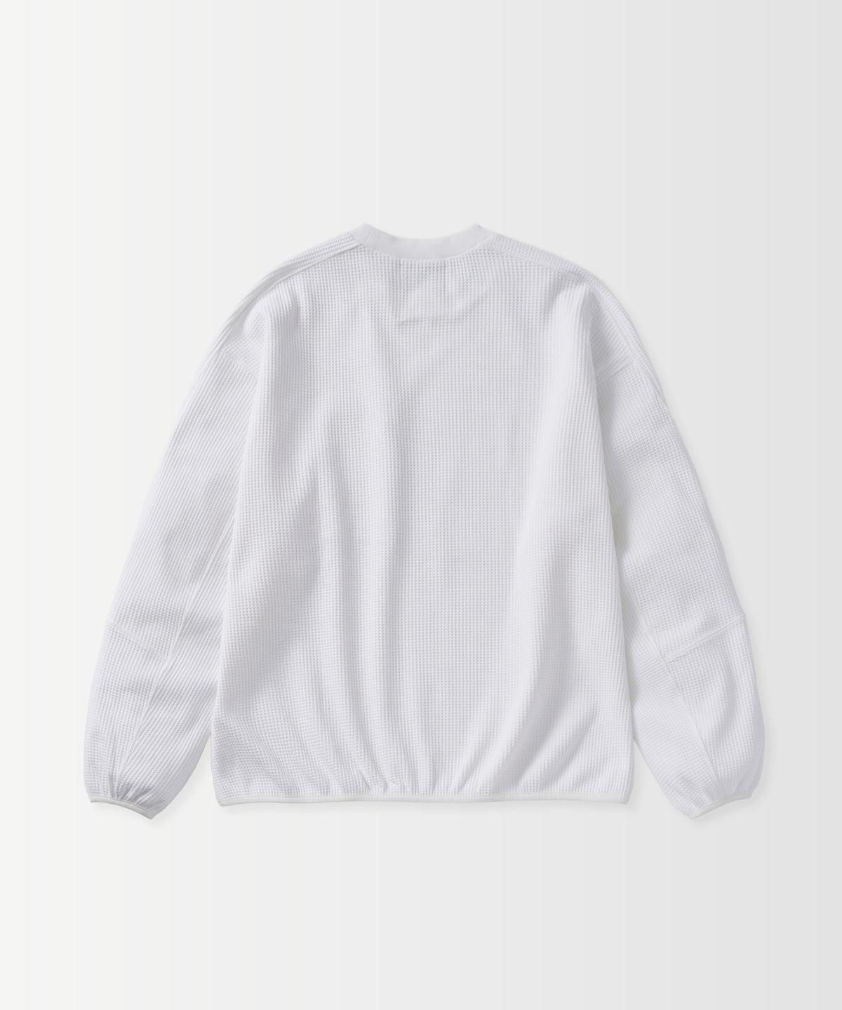WAFFLE SCULPTED LONG SLEEVE TEE / ワッフルスカルプテッド ロングスリーブTシャツ