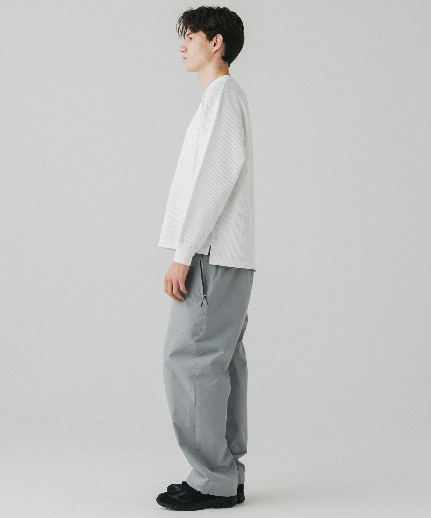 WAFFLE POCKET LONG SLEEVE TEE / ワッフルポケット ロングスリーブTシャツ