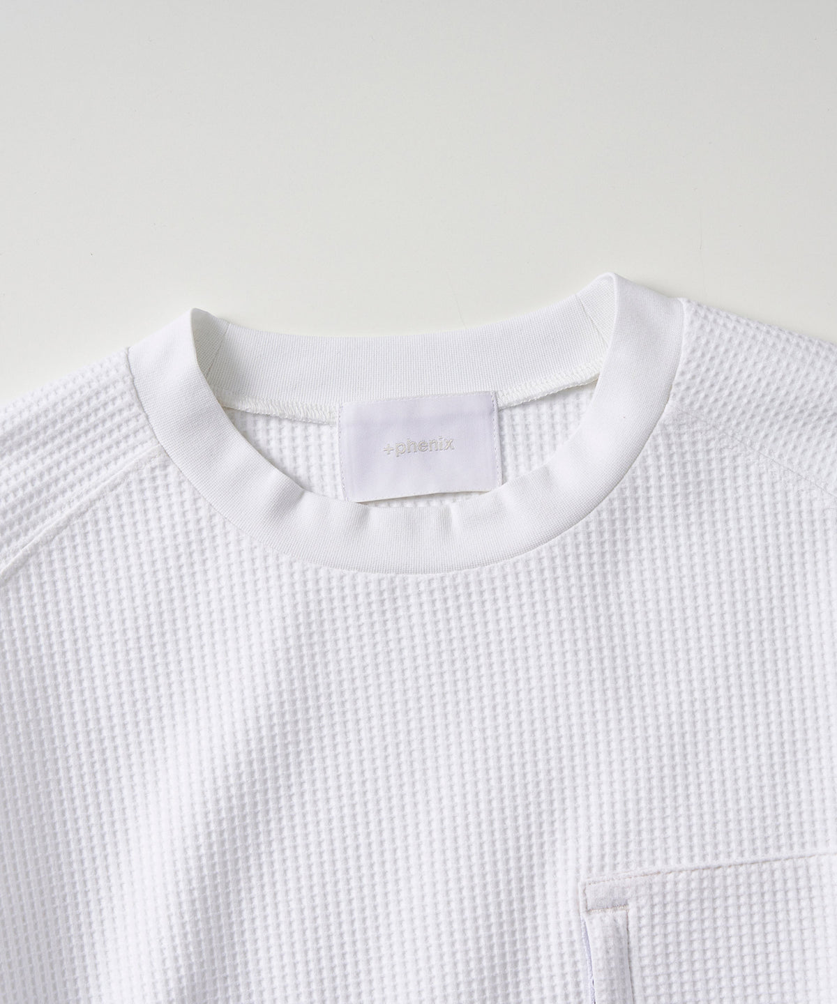 WAFFLE SCULPTED LONG SLEEVE TEE / ワッフルスカルプテッド ロングスリーブTシャツ