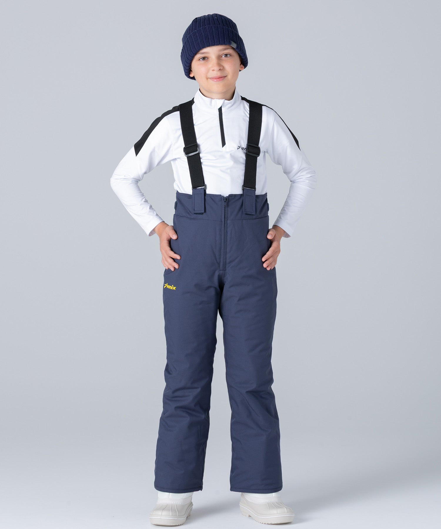 【KIDS/JUNIOR】Asymmetrical Bicolor Two-piece アシンメトリカルバイカラーツーピース /phenixスキーウェア 25AW