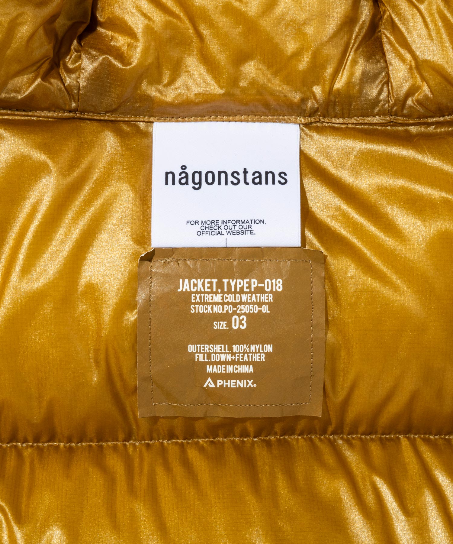 JACKET, TYPE P-011