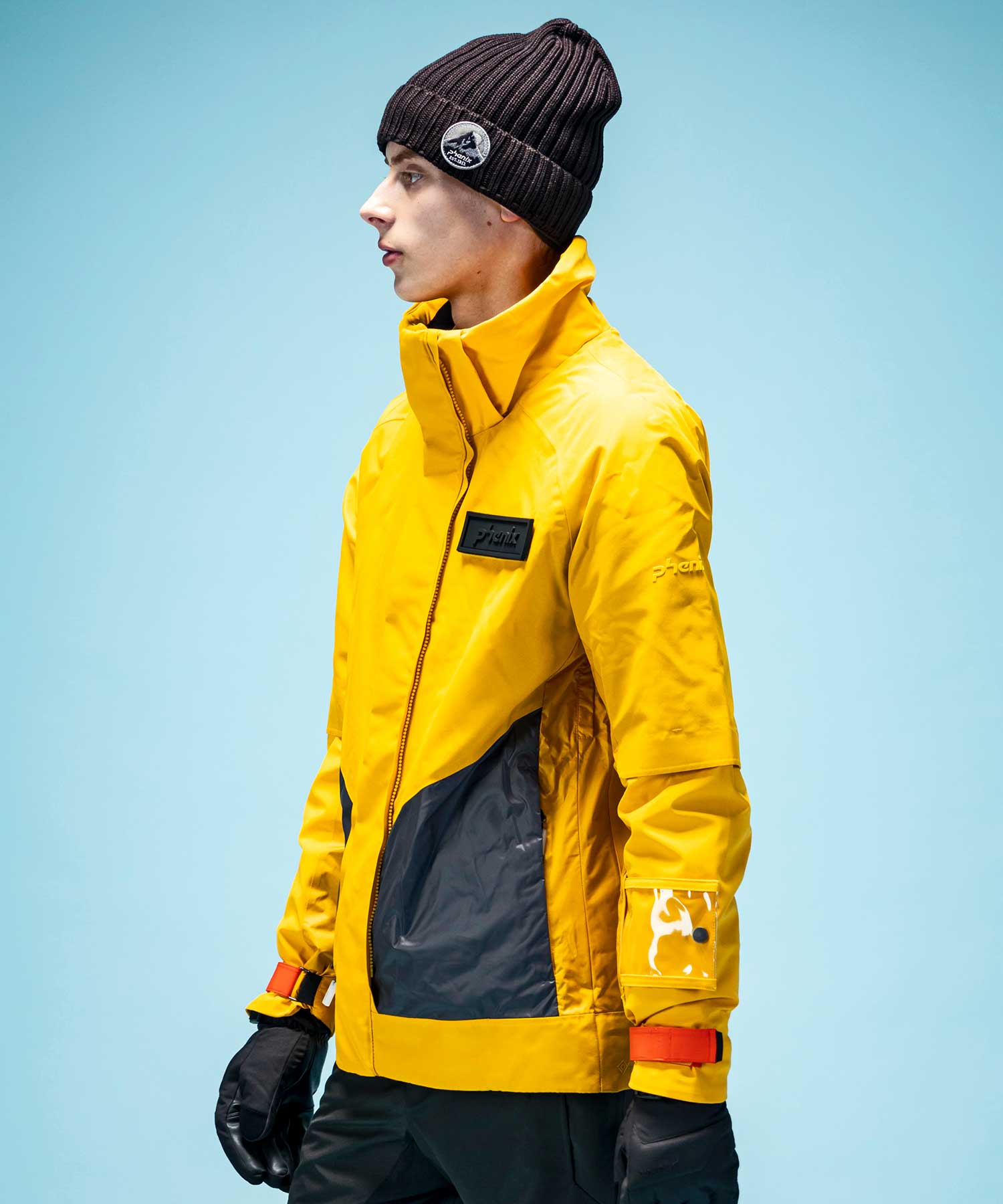 美品『PHENIX』フェニックス スキーウェア ジャケット 160 黄色 兼用 