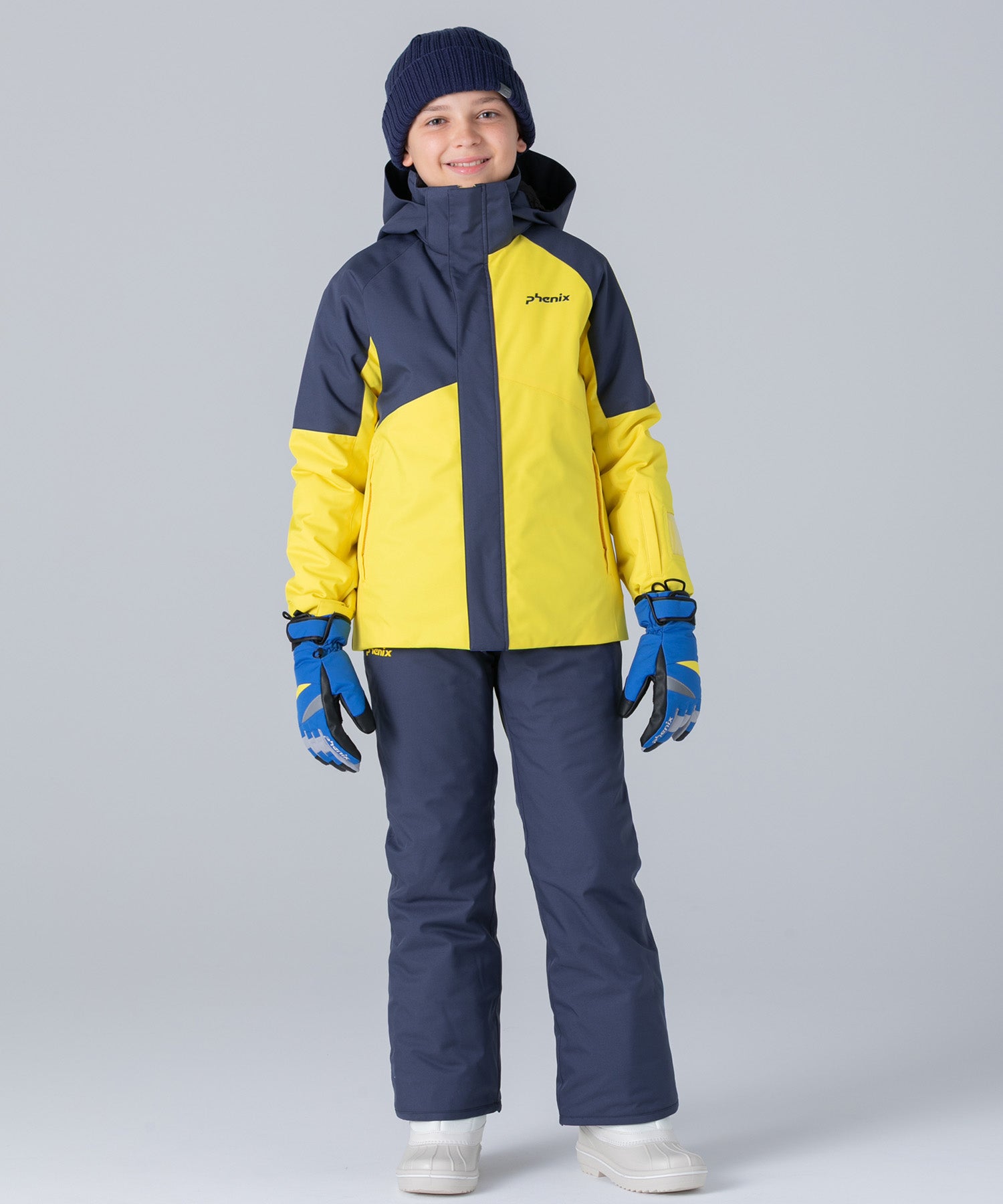 【KIDS/JUNIOR】Asymmetrical Bicolor Two-piece アシンメトリカルバイカラーツーピース /phenixスキーウェア 25AW