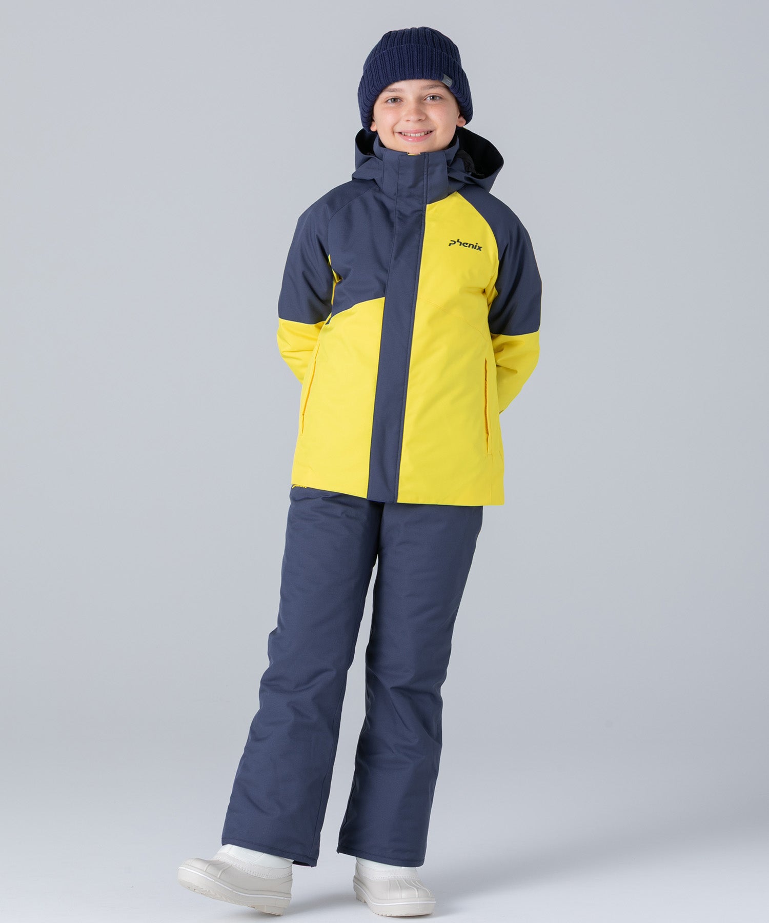 【KIDS/JUNIOR】Asymmetrical Bicolor Two-piece アシンメトリカルバイカラーツーピース /phenixスキーウェア 25AW