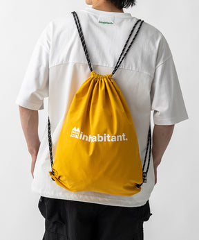 【MENS】ワンポイント ブランドロゴプリント ベーシック ナップザック /inhabitant(インハビタント)