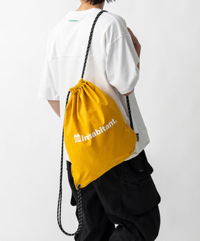【MENS】ワンポイント ブランドロゴプリント ベーシック ナップザック /inhabitant(インハビタント)