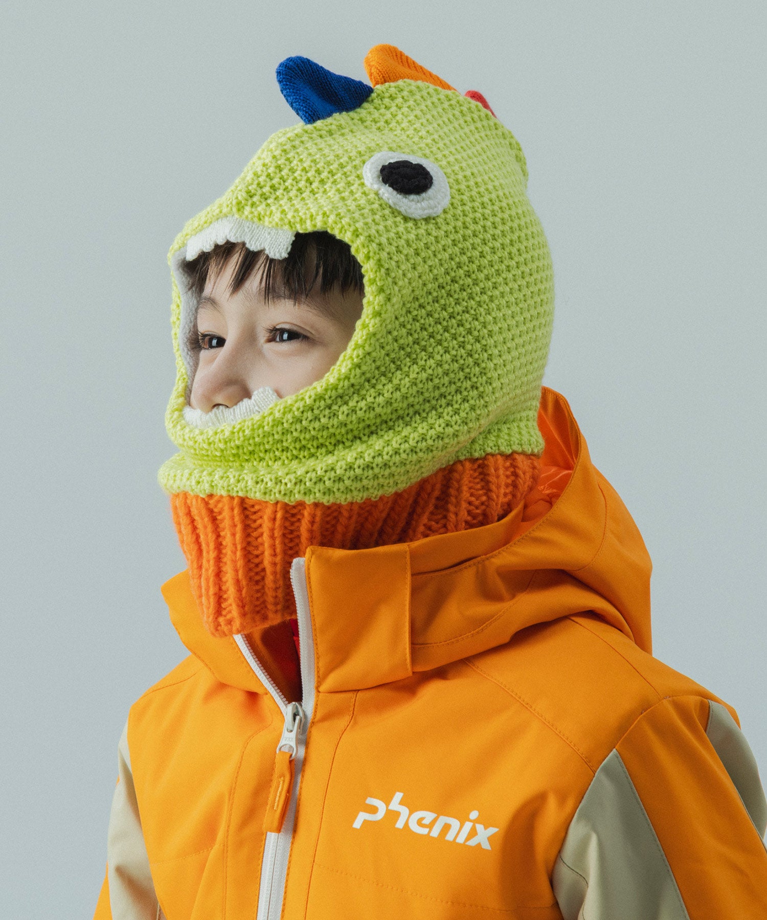 【KIDS/JUNIOR】Dinosaur Knit Cap / ダイナソーニットキャップ / phenix スキーウェア 26AW