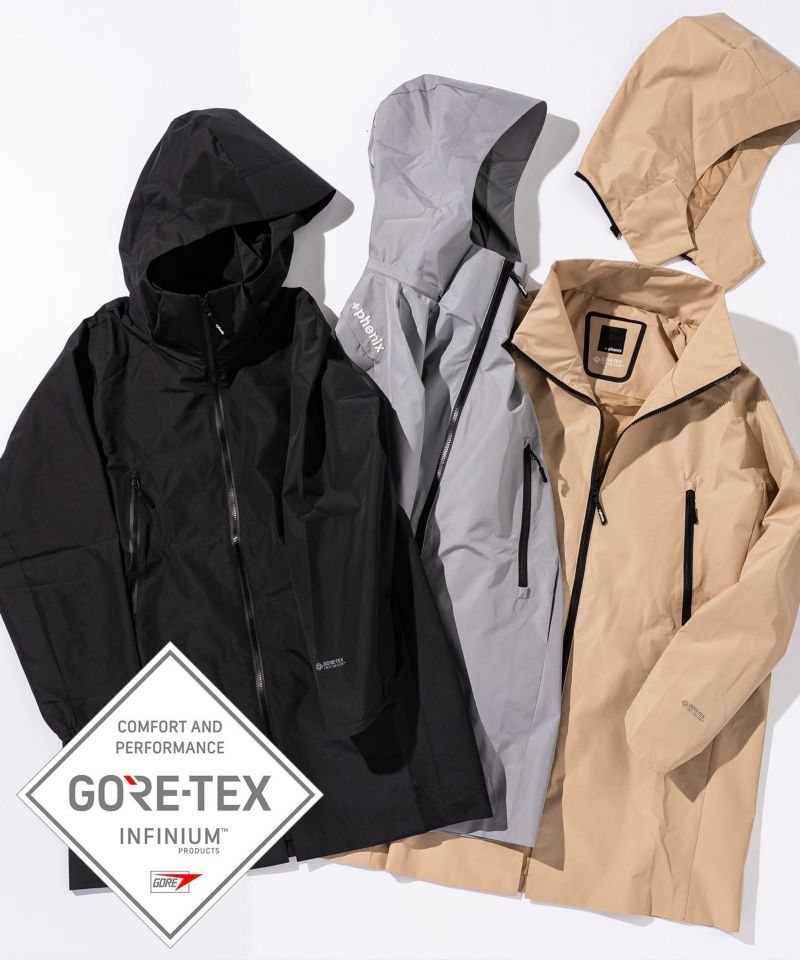 【MENS】GORE-TEX INFINIUM stand-up collar hooded coat