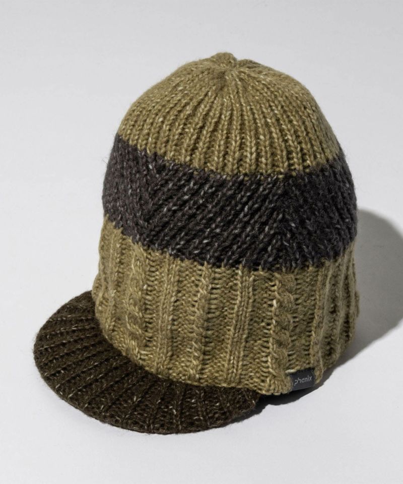 【MENS】Alternate Knit Brim Cap