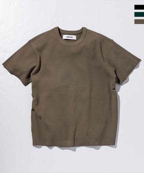 【MENS】DRY TOUCH KNIT SHORT SLEEVE