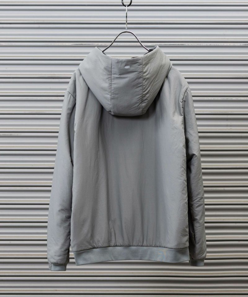 MENS】ロングスリーブパーカ ミドラー プルオーバー Aero parka