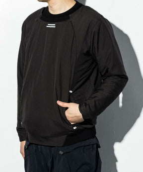 【MENS】ロングクルーネック Aero crewneck / Nylon Epicy II / アルクフェニックス