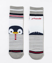 【KIDS/JUNIOR】子供用スキーソックス Character Tube Socks