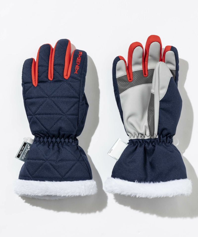 【KIDS/JUNIOR】子供用スキーウェア スノーグローブ 手袋 STAR JEWEL 5Fin Girl's Glove