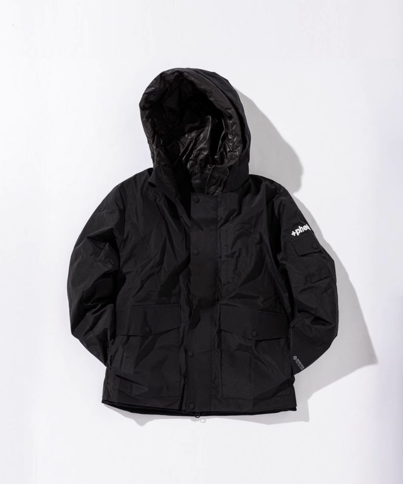 MENS】ダウンジャケット 背負いストラップ付き Trash bags down jacket